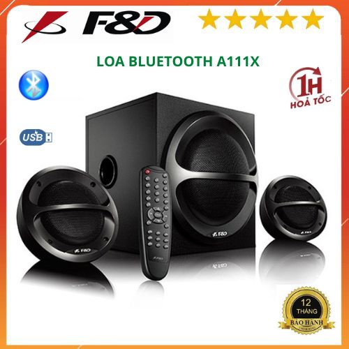 Loa máy tính Fenda A111X Bluetooth, cổng USB, khe cắm thẻ nhớ - Hàng chính hãng, bảo hành 1 năm
