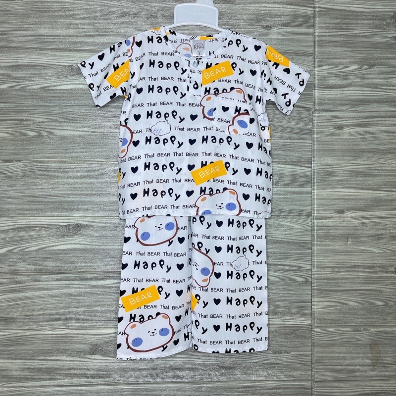 Bộ tole tay ngắn quần dài NEW size 9-37kg