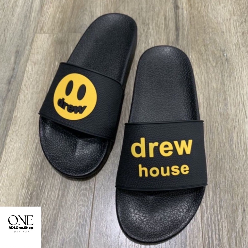 Dép nam nữ quai ngang mặt cười Drew House Đang hot phong cách Unisex ADLOne.Shop