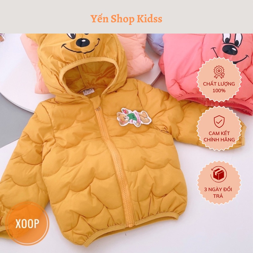 SALE !!! ÁO PHAO QUẢNG CHÂU TRẦN BÔNG HOẠ TIẾT CHUỘT MICKY CHO BÉ TRAI BÉ GÁI (11-22kg) (SP001889 ) Yến Shop Kidsss