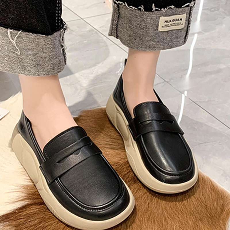 Giày Lười Đế Mềm Đơn Giản Dễ Phối Đồ Thời Trang Cho Nữ