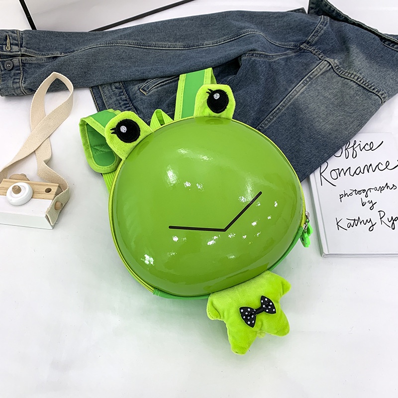 Balo trẻ em gấu dâu mầm non cho bé, hình con vật, hình trứng gà, nhiều màu. Thích hợp cho cả bé trai và bé gái.