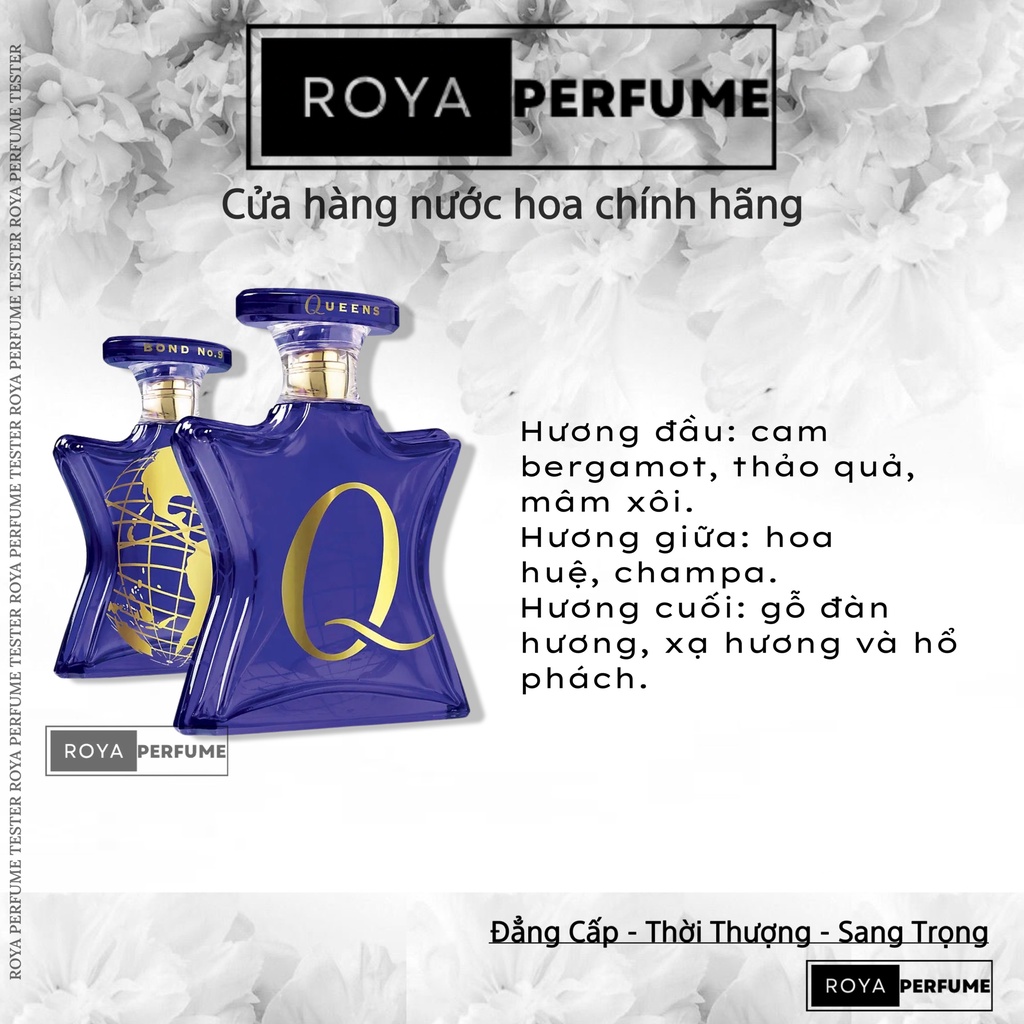 -𝑹𝑶𝑱𝑨- Nước hoa Bond No.9 Queens -𝑹𝑶𝑱𝑨-
