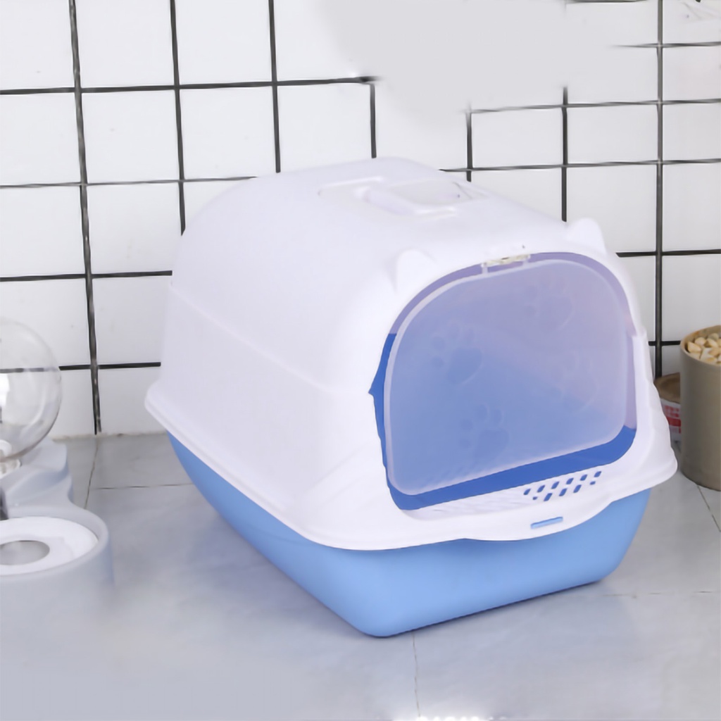 Có thể bán buôn Nhà vệ sinh cho mèo Hộp cho mèo lớn được bọc kín hoàn toàn với cửa cách ly Nhà vệ sinh có mùi Đồ dùng thú cưng Virgina056 Hàng giao ngay
