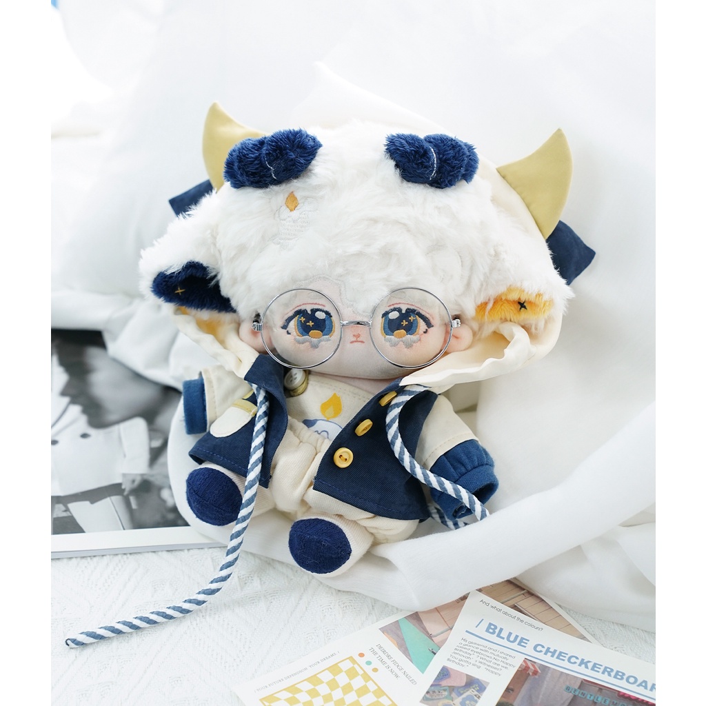 Doll không thuộc tính có tai và đuôi 10cm 20cm - Búp bê không thuộc tính có xương kèm outfit 10cm 20cm