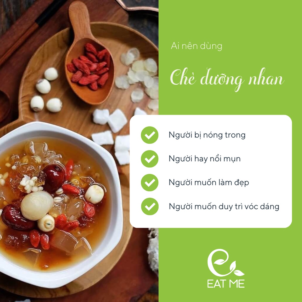 Set Chè Dưỡng Nhan Tuyết Yến 15 Vị EatMe - Set Nguyên Liệu Nấu Chè Dưỡng Nhan Cực Phẩm