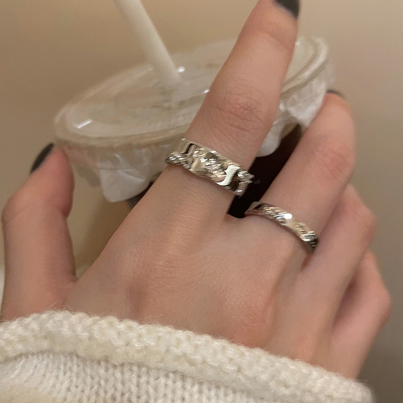 Nhẫn Cặp Đính Đá Zircon Mẫu Mới 2023