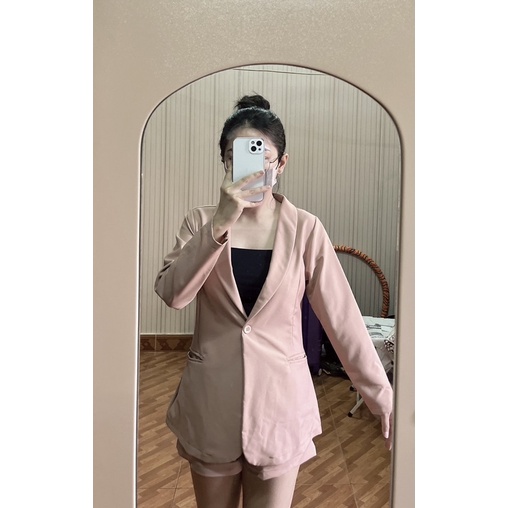 Pass set áo vest tay dài quần ngắn - new 95%