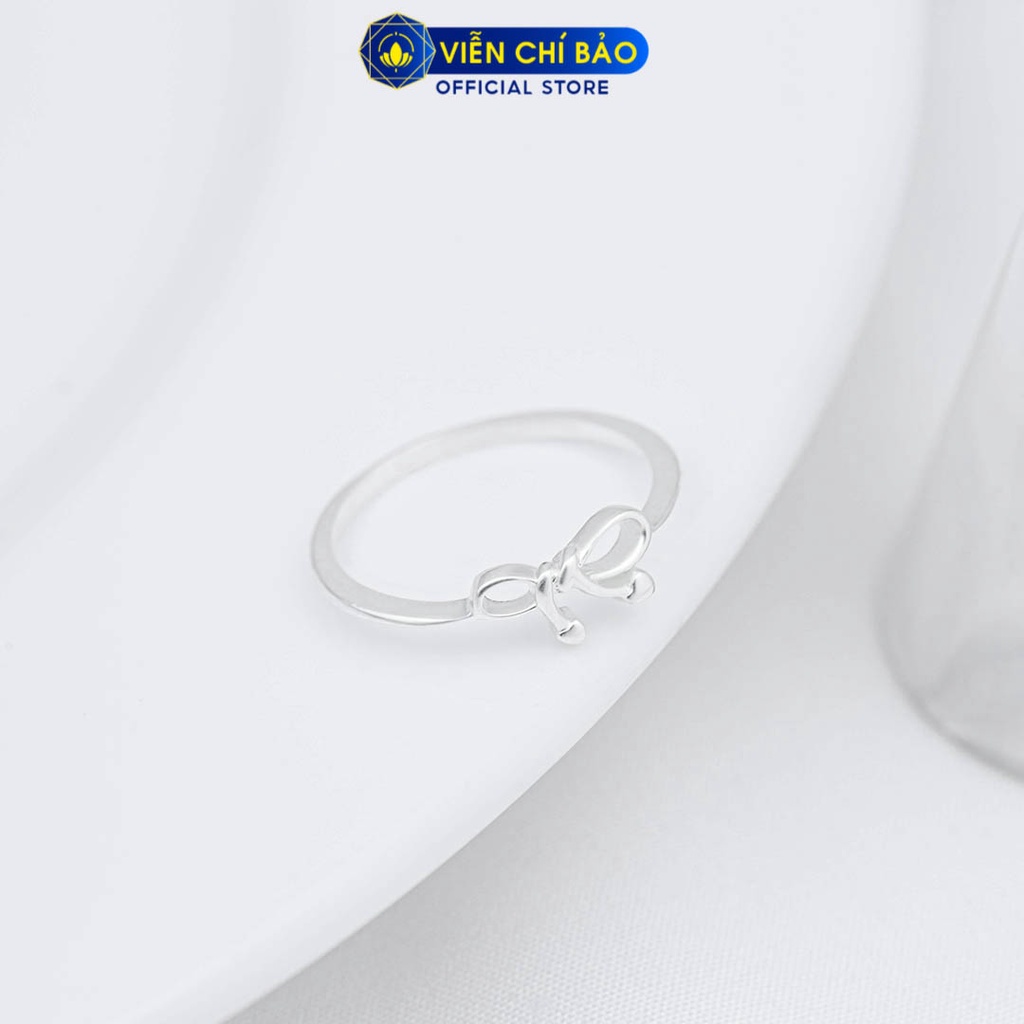 Nhẫn bạc nữ hình nơ chất liệu bạc 925 thời trang phụ kiện trang sức nữ Viễn Chí Bảo N400255