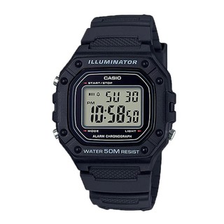 Đồng Hồ Nam Dây Nhựa Casio Standard W-218H-1AVDF Chính Hãng - W-218H-1A