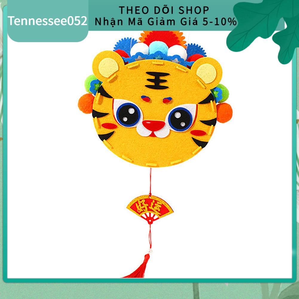 Tennessee052 Tự Làm Lễ Hội Mùa Xuân Trung Quốc Đèn Lồng Hoạt Hình Cung Hoàng Đạo Năm Mới Của Trang Trí Cầm Tay Bộ DIY Cho Trẻ Em