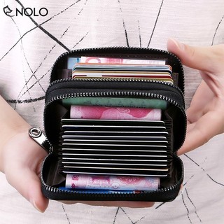 Ví Mini Cầm Tay Nhiều Ngăn Đựng Tiền, Thẻ ATM Dudu Model DD01 Chất Liệu Da Pu