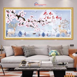 Tranh đính đá công gia hòa vạn sự hưng VS329 (1m x 46cm)