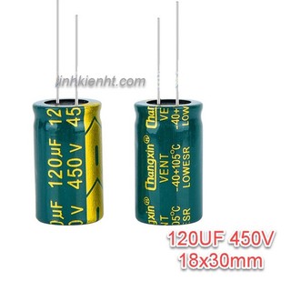 120uf 450v tụ hóa 120uf kích thước 18x30mm