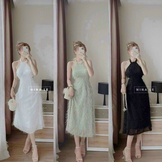 ĐẦM LÔNG VŨ CAO CẤP XINH MẪU MỚI HÀNG THIẾT KẾ ĐẸP LUNG LINH MyMy store