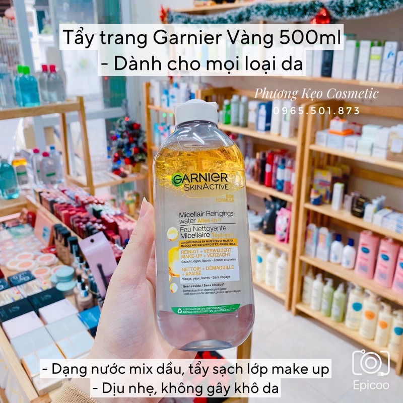 Tẩy trang Garnier 400ml