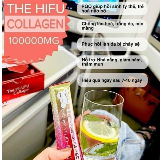 [The Hi UFU] Nước Uống Đẹp Da Perfect 10x Collagen 100.000mg - 1 Gói