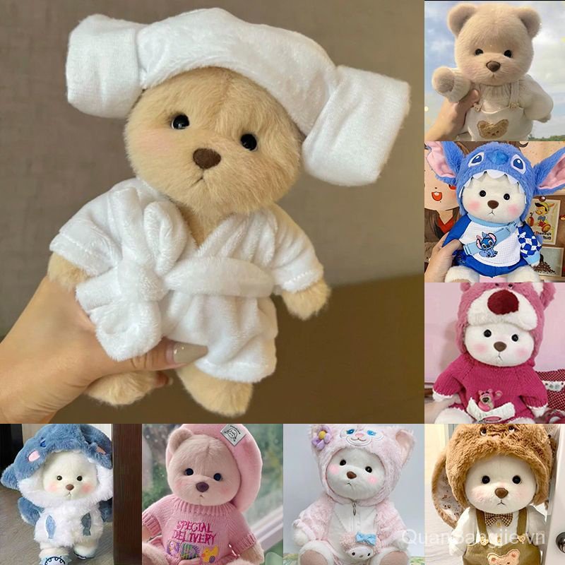 Bộ Phụ Kiện Quần Áo Gấu Bông Lena 30cm Dễ Thương