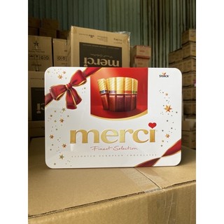 Kẹo Sô cô la Storck Merci Finest Selection 500g – Hộp thiếc