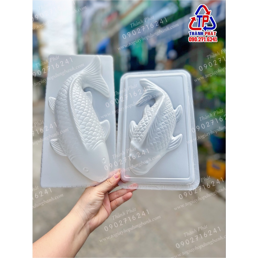 Khuôn cá chép đổ rau câu - khuôn xôi cá chép