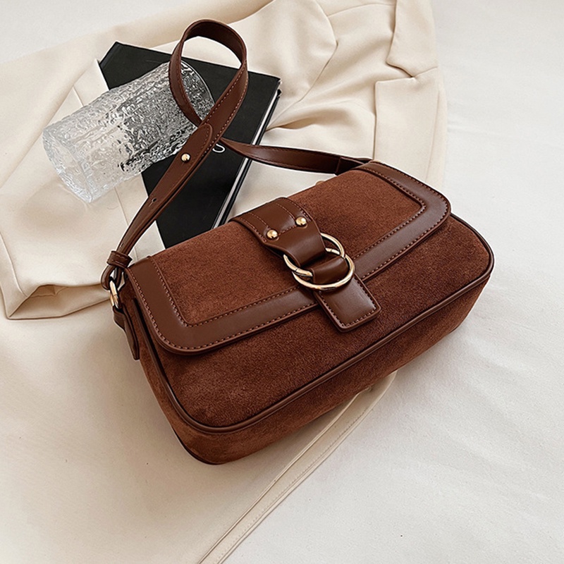 Túi Đeo Chéo Hình Vuông Nhỏ Đơn Giản Phong Cách Harajuku Cổ Điển Dễ Phối Đồ Cho Nữ