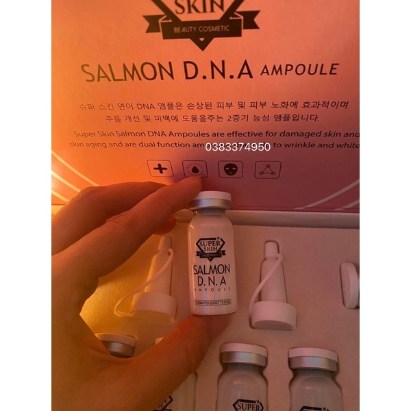 1 ống tế bào gốc Cá Hồi SUPER SKIN SALMON DNA chính hãng