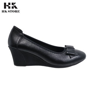 Giày xuồng nữ trung niên da bò thật 100% - đế cao su đúc nguyên khối mềm mại và nhẹ nhàng dễ sử dụng