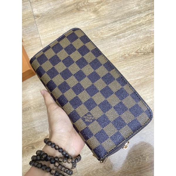 Ví 2 Dây Kéo Dài Cầm Tay có móc quai tay Full Box  Rosabeli