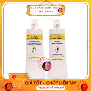Chihtsai Gội 5 Xả 7 – Bộ Dầu Gội Xả Chihtsai Cho Tóc Khô Xơ 1000ml x 2
