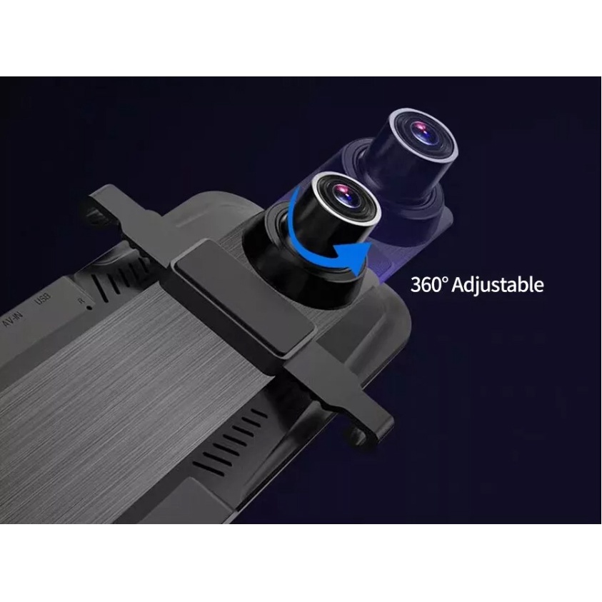 Camera hành trình ốp Gương ONTEKCO KG10 , Màn hình 10 Inch Cảm ứng đa điểm - Bảo hành 12 Tháng Độ phân giải