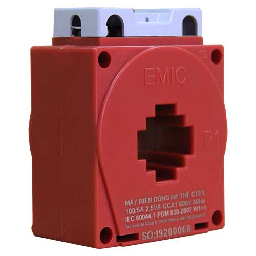 Biến dòng đo lường hạ thế 100/5A đến 400/5A.Emic