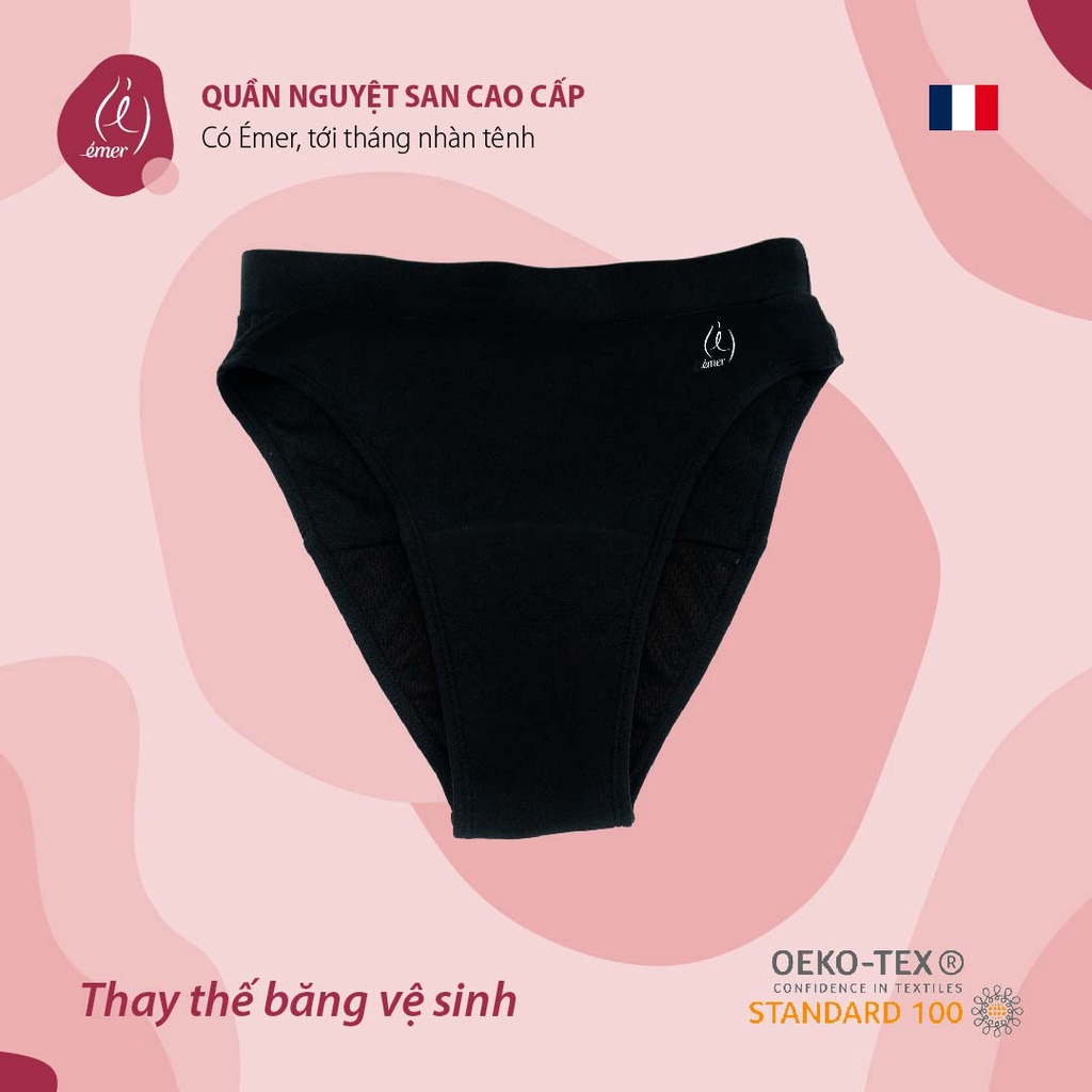 Quần bơi nguyệt san bikini Merla cho ngày đèn đỏ - Period swimsuit EMER