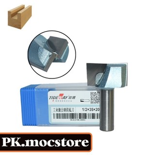 ♦️ mũi phay gỗ soi lấy nền vuông tideway - twlc0106 35mm