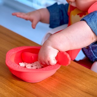 Bộ Đồ Dùng Ăn Dặm Silicon Baby Marcus & Marcus, Cho Bé Từ 6 Tháng - Marcus