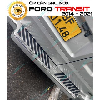 Ốp cản sau xe ford transit 2014 - 2019 hàng inox cao cấp