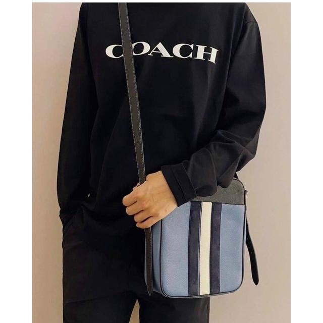 Túi Coach Nam Đeo Chéo Sọc