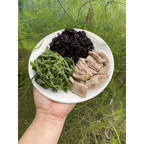 Gạo lứt đen 1kg hút chân không