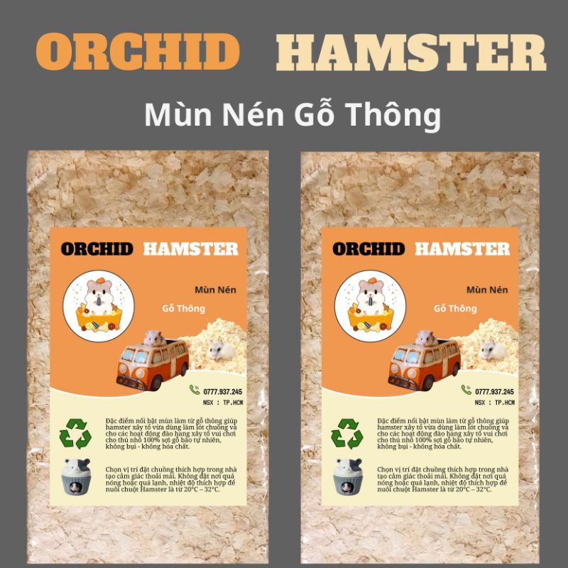 Mùn Cưa Lót Chuồng Cho Hamater , Sóc, Nhím,v... v
