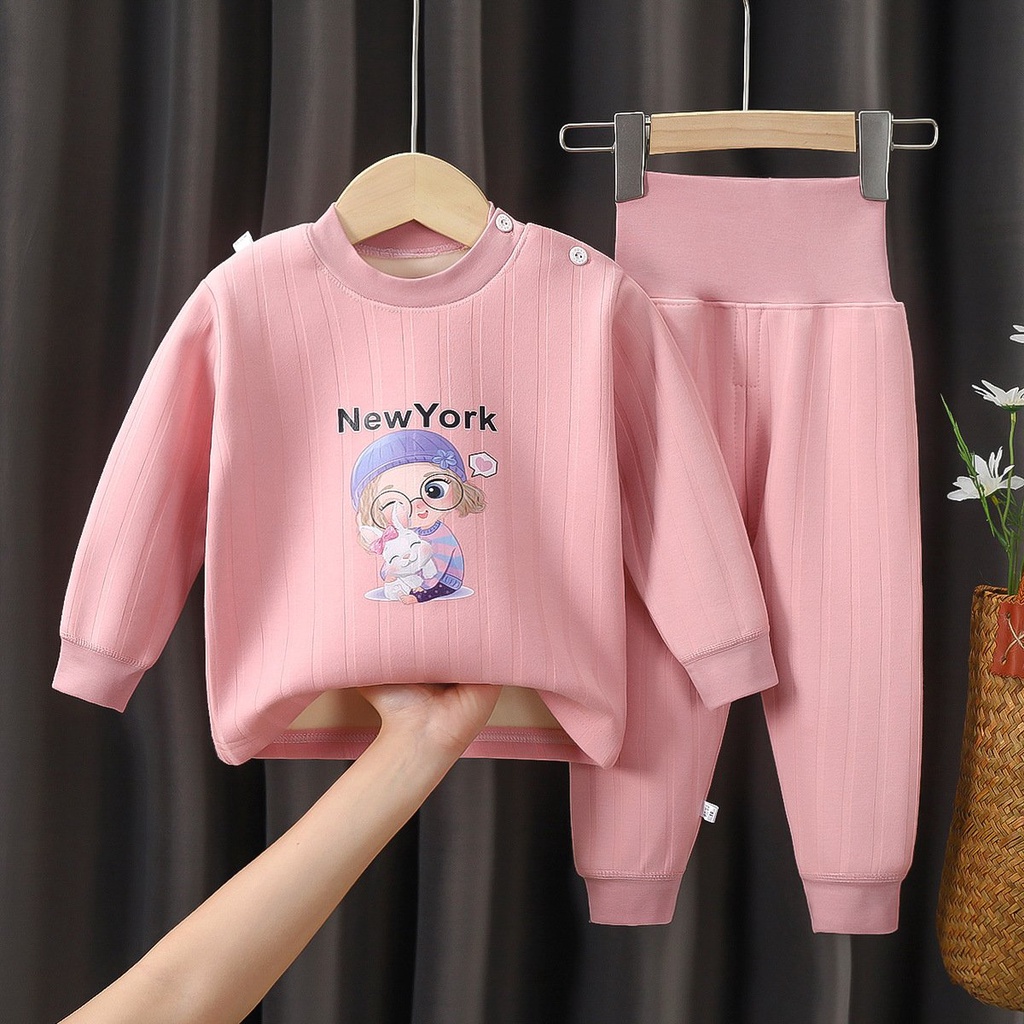 Bộ cạp cao trần bông cho bé xuất khẩu 2022