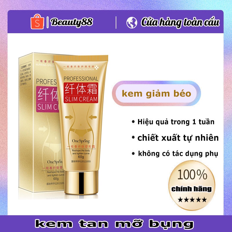 Kem tan mỡ giảm eo an toàn hiệu quả đốt cháy mỡ thừa trong vòng 7 ngày