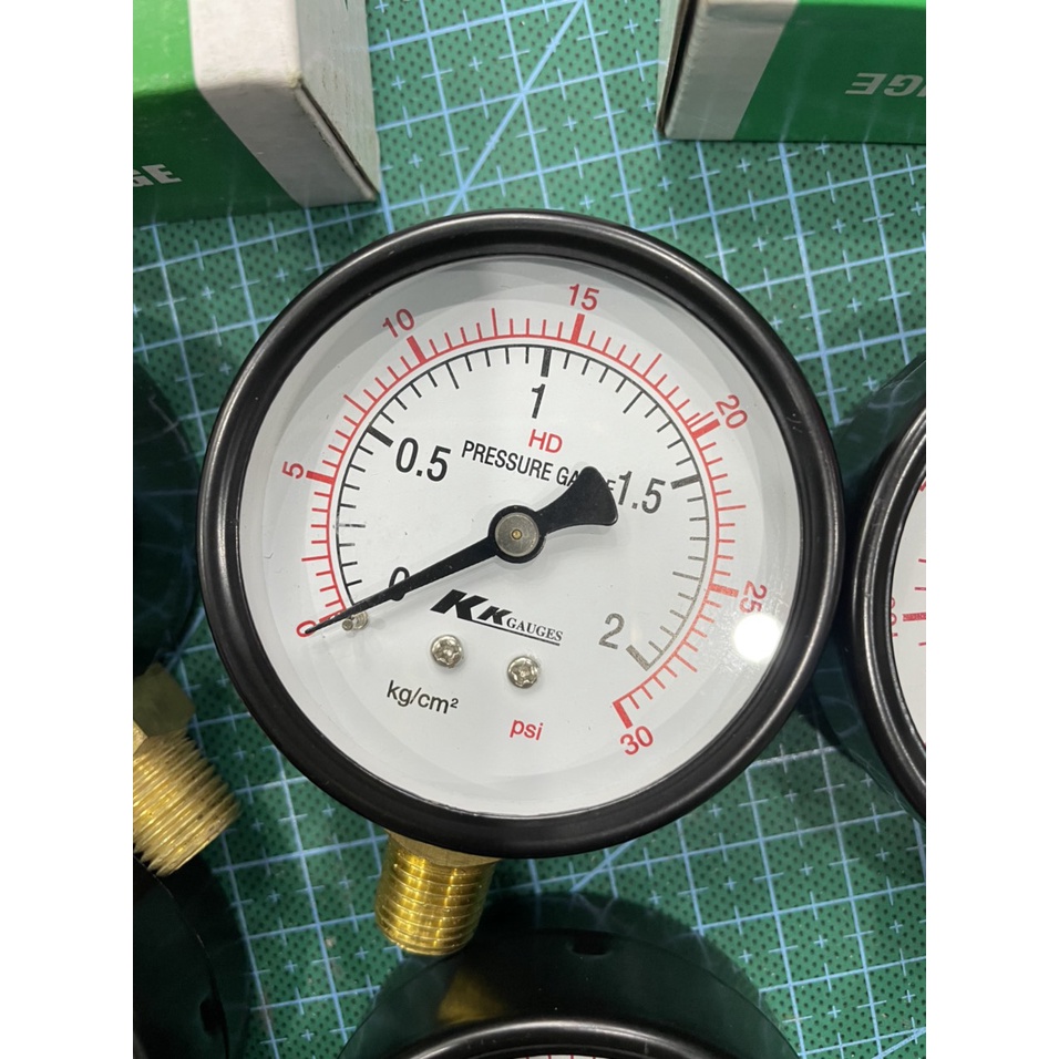 Đồng hồ đo áp suất khí nén phi 63mm
