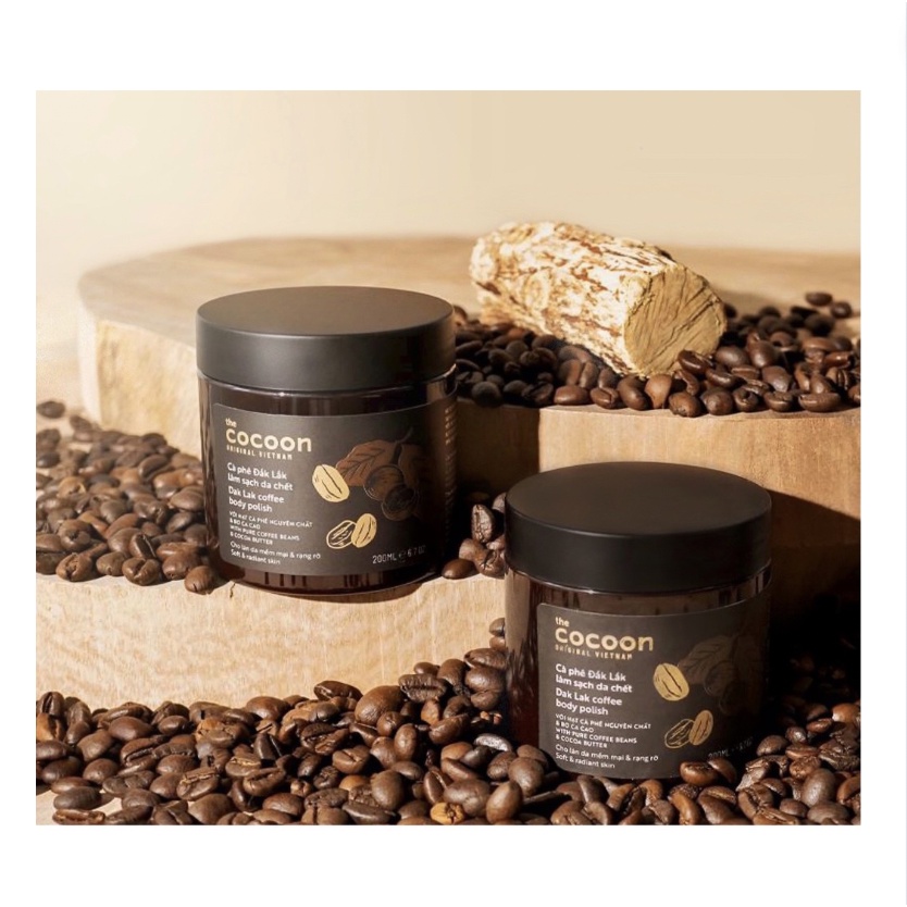 Tẩy Da Chet Cà Phê Đăk Lăk The Cocoon Dak Lak Coffee Body Polish