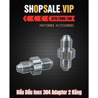 Đầu nối dây dầu adapter inox 304