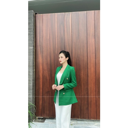 Áo blazer xốp kèm đai
