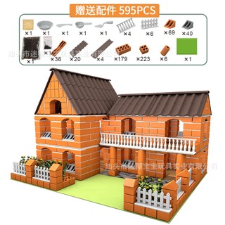 Mô Hình Gạch Đất Sét Thủ Công Đồ Chơi Cho Bé