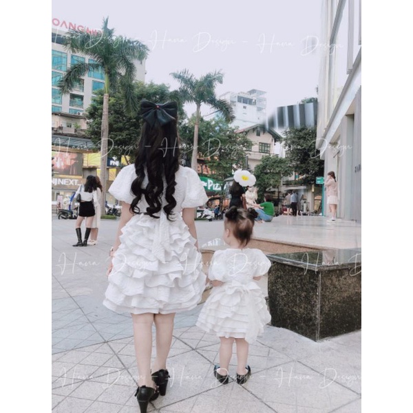 Váy  xốp  tầng