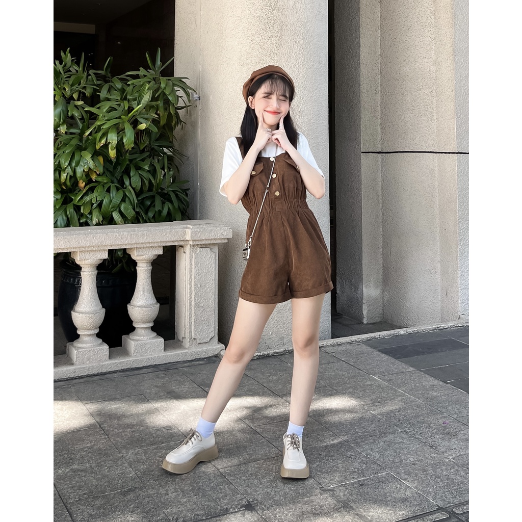 Yếm quần short THE C.I.U - Mellin Jumpsuit | BigBuy360 - bigbuy360.vn