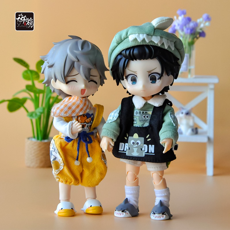 Giày Da PVC Nam Châm Cho Búp Bê ob11 YMY ddf GSC Clay Man YMY obitsu11 1 / 12 BJD BODY9