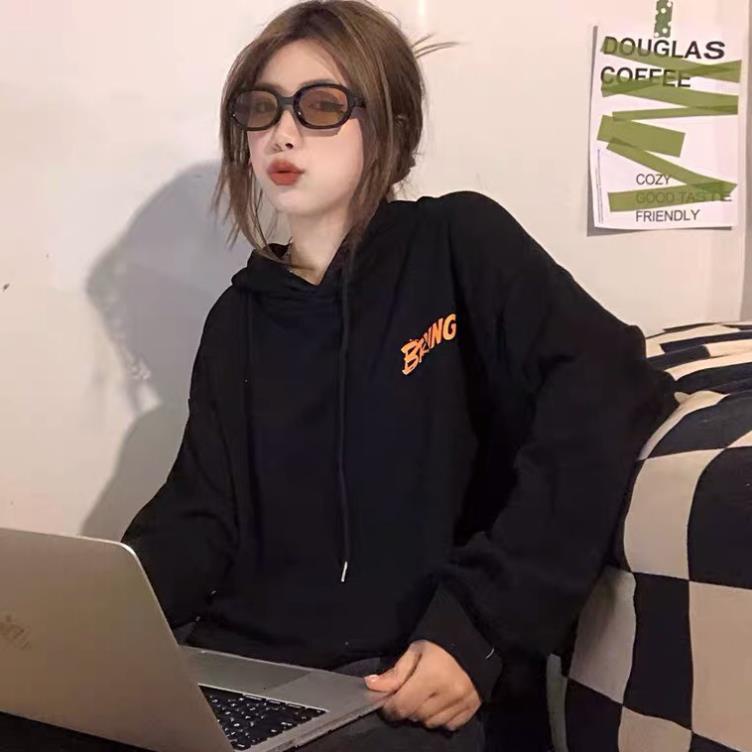 Áo Hoodie Dày Dặn Có Túi Mũ 2 Lớp In Họa Tiết Chữ Bring Of The Night Cực Chất Cho Nam Nữ.