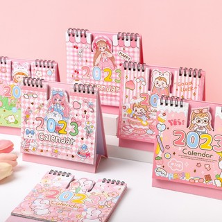 Lịch Để Bàn Năm 2023 Nhiều Họa Tiết Siêu Dễ Thương, Cute, Đáng Yêu Trang Trí Góc Học Tập, Bàn Làm Việc, Gấp Gọn Tiện Lợi